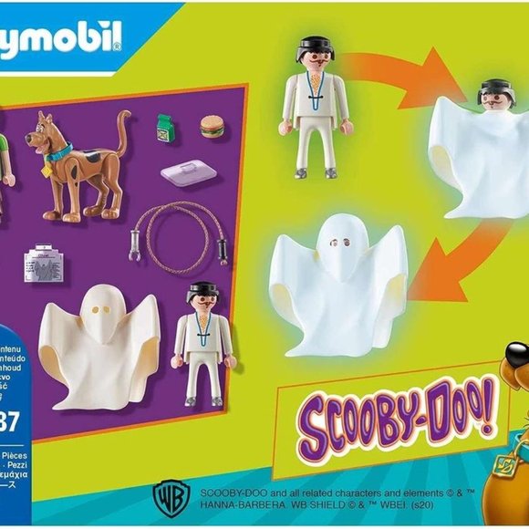 NRFB Playmobil SCOOBY-DOO! Scooby and Shaggy with Ghost - Picture 2 of 2